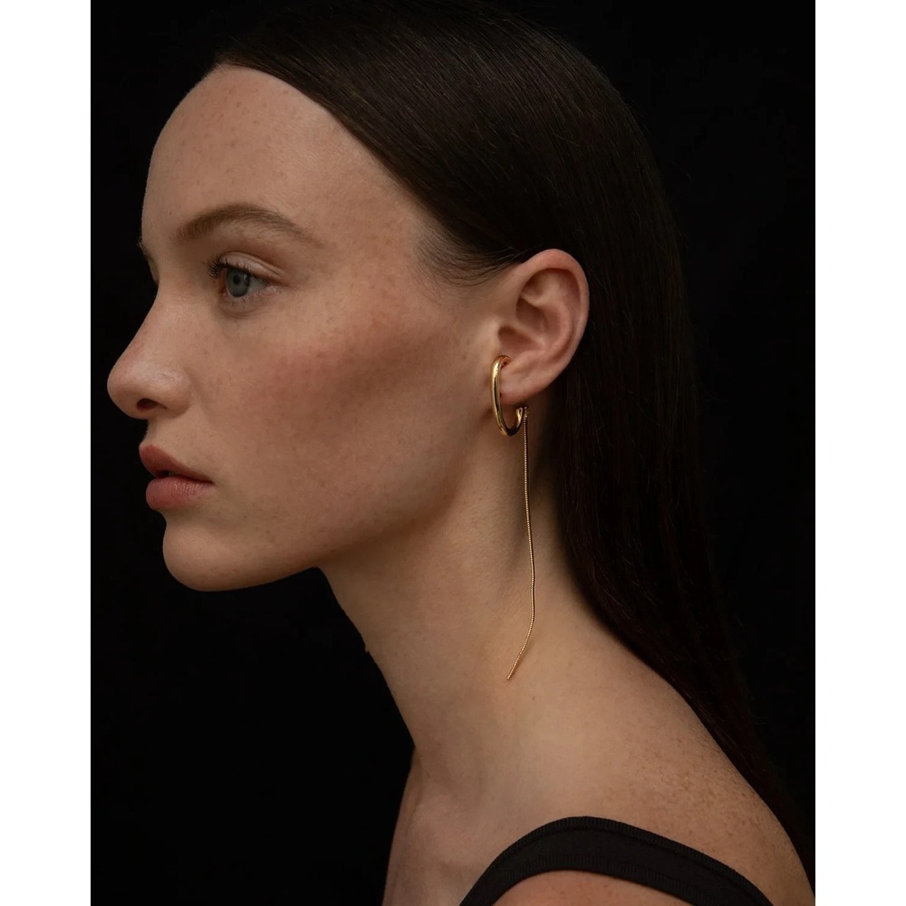 Mara paris Morning Dance Earrings In Gold Vermeil Features in Emily in Paris